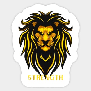 Strength of The Lion Tee! Sticker